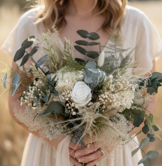 Eucalyptus Wedding Bouquet