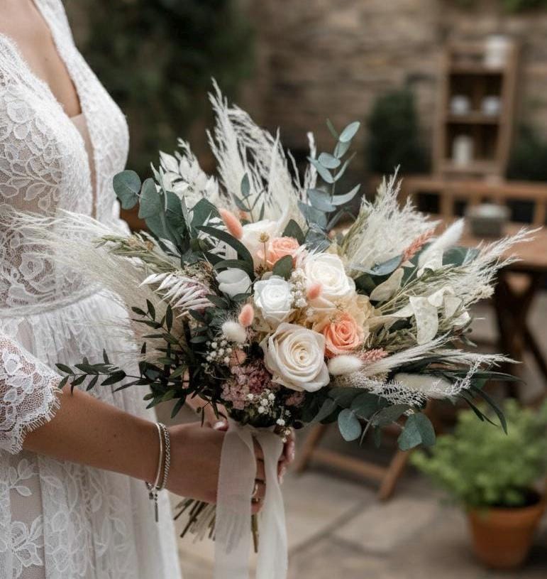 Ivory Roses Bridal Bouquet