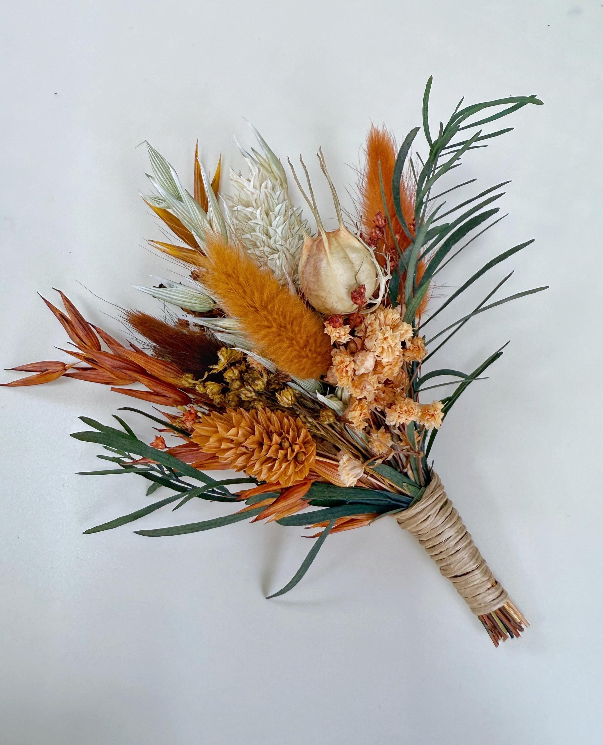 Cascade Rust Wedding Bouquet