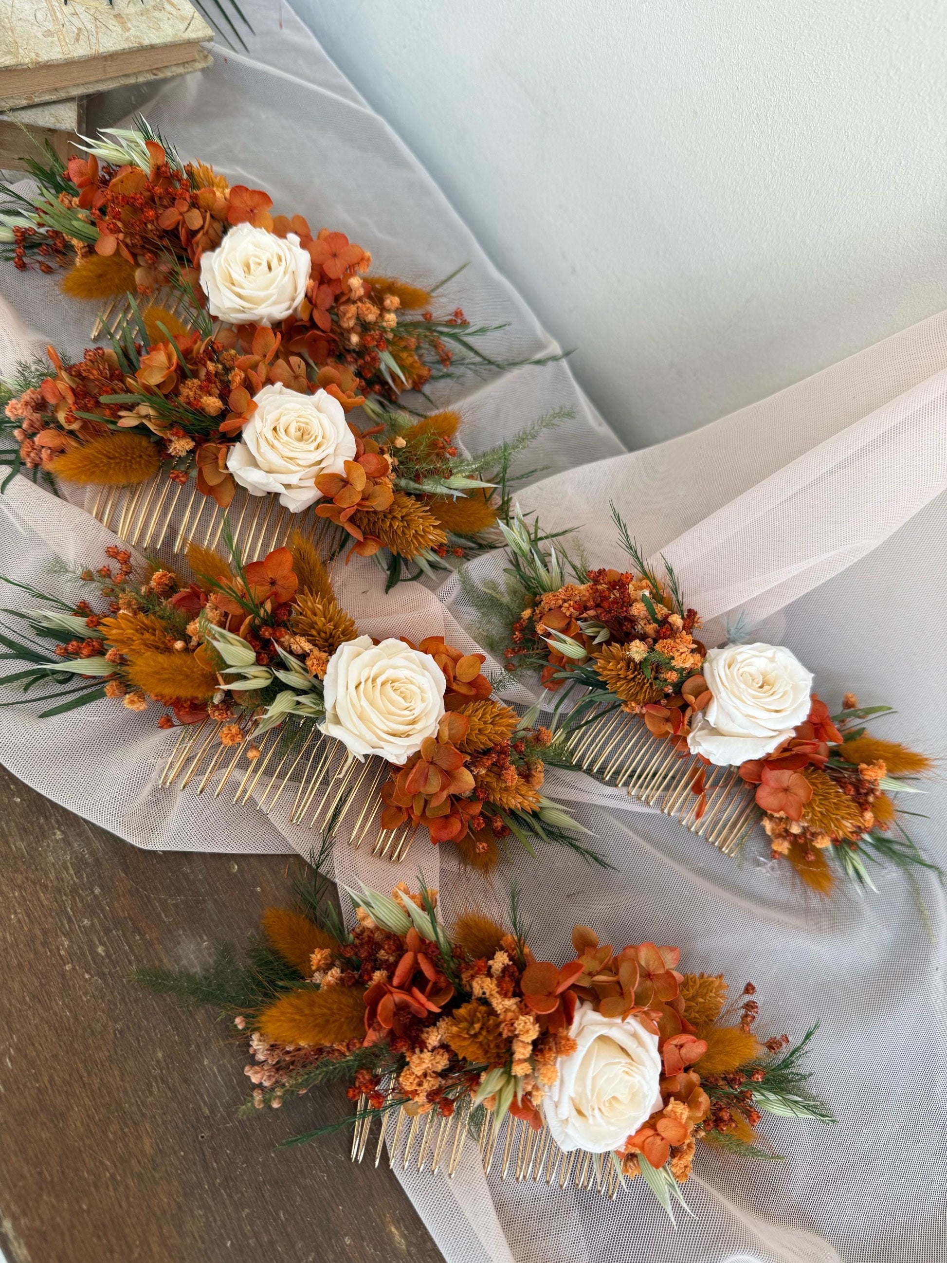 Cascade Rust Wedding Bouquet
