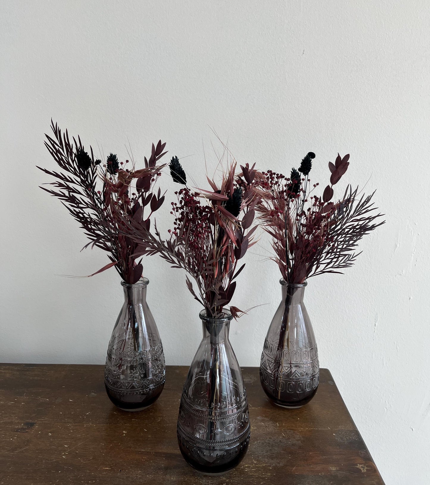 Black & Burgundy Moody Bouquet