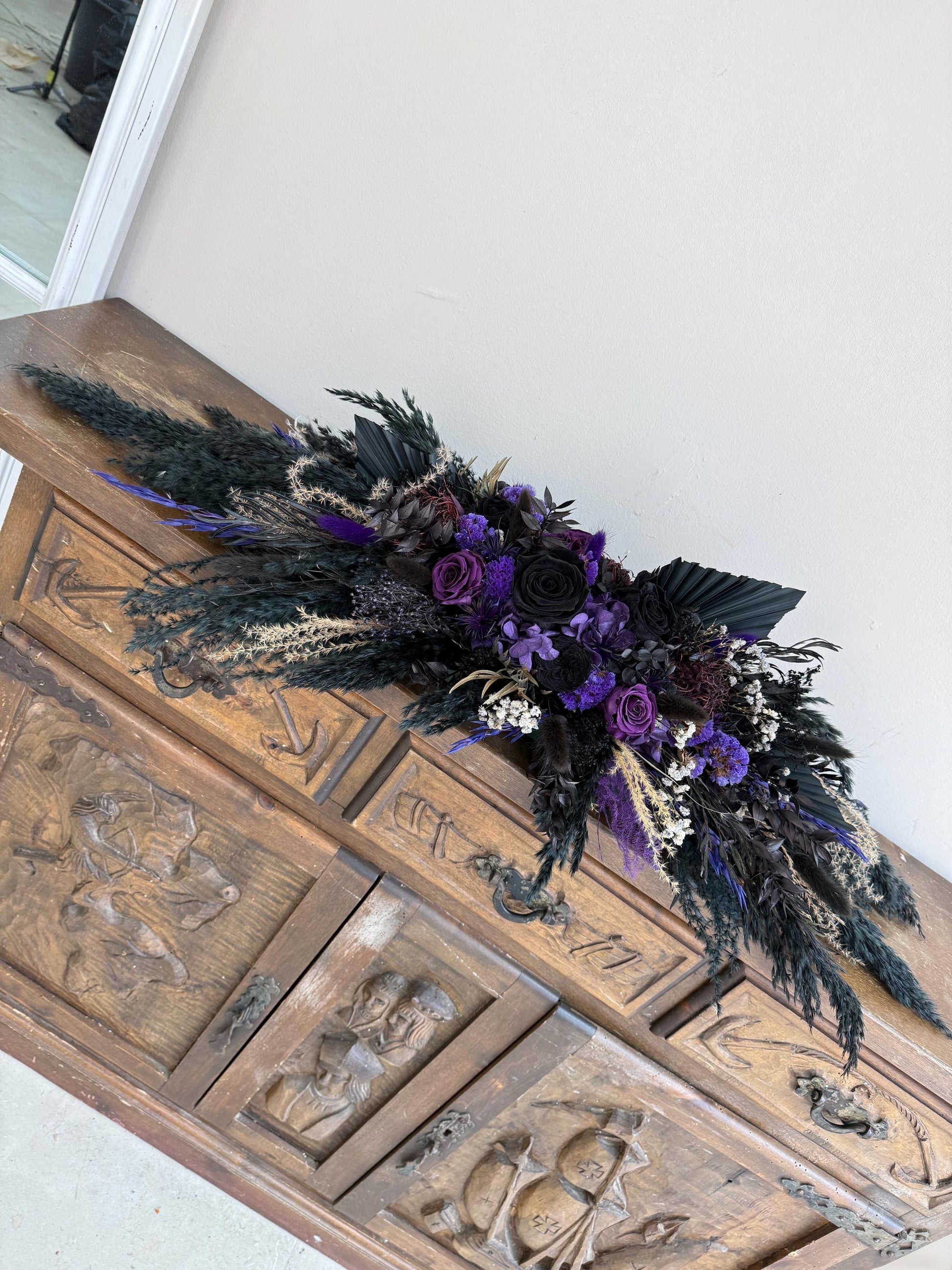 Black &Purple Wedding Bouquet