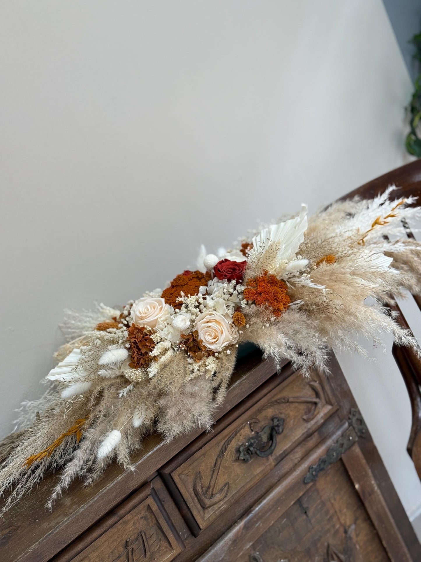 Neutral Boho Wedding Bouquet