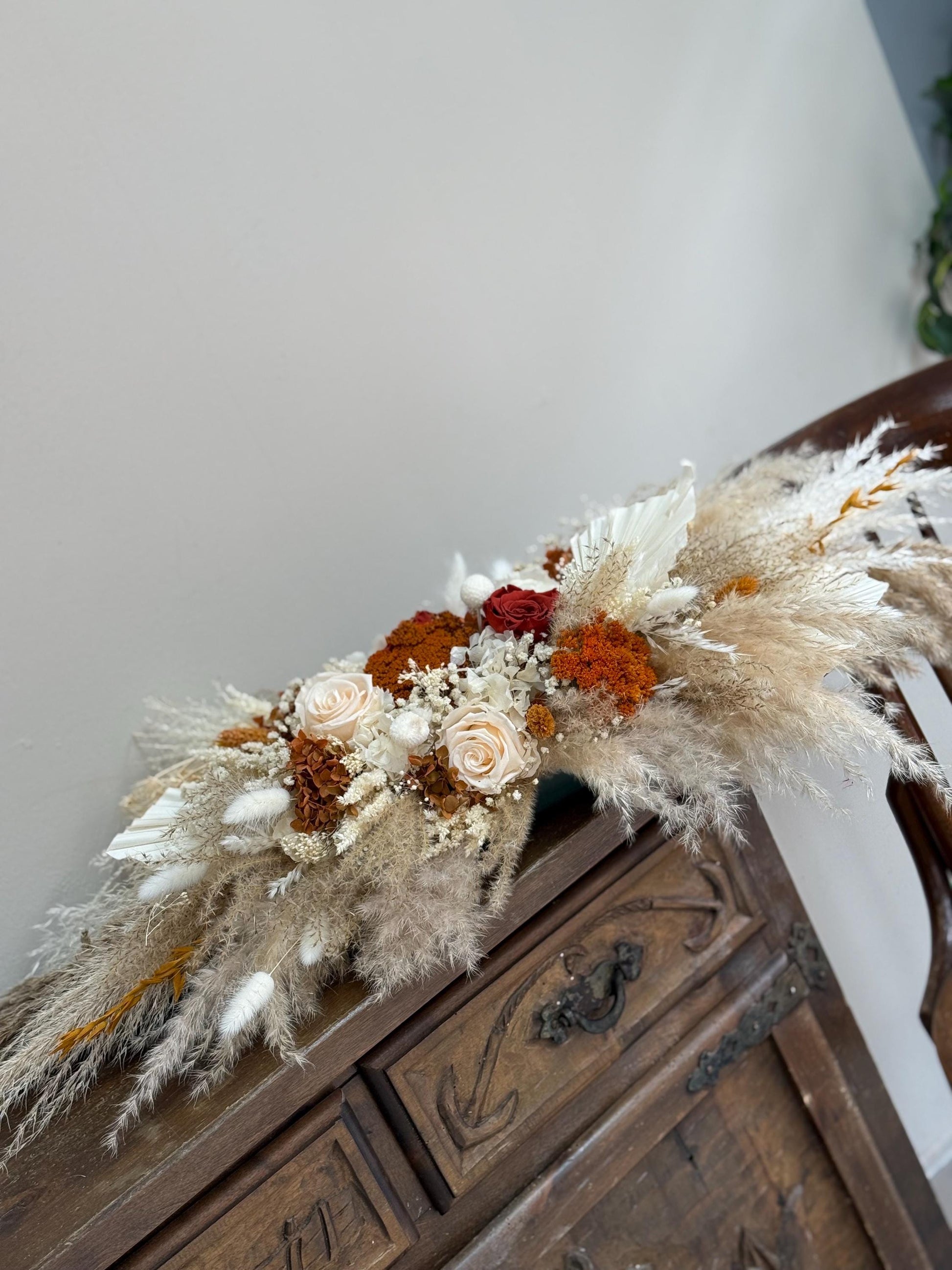 Neutral Boho Wedding Bouquet
