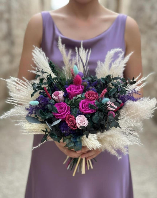 Jewel Coloured Wedding Flowers