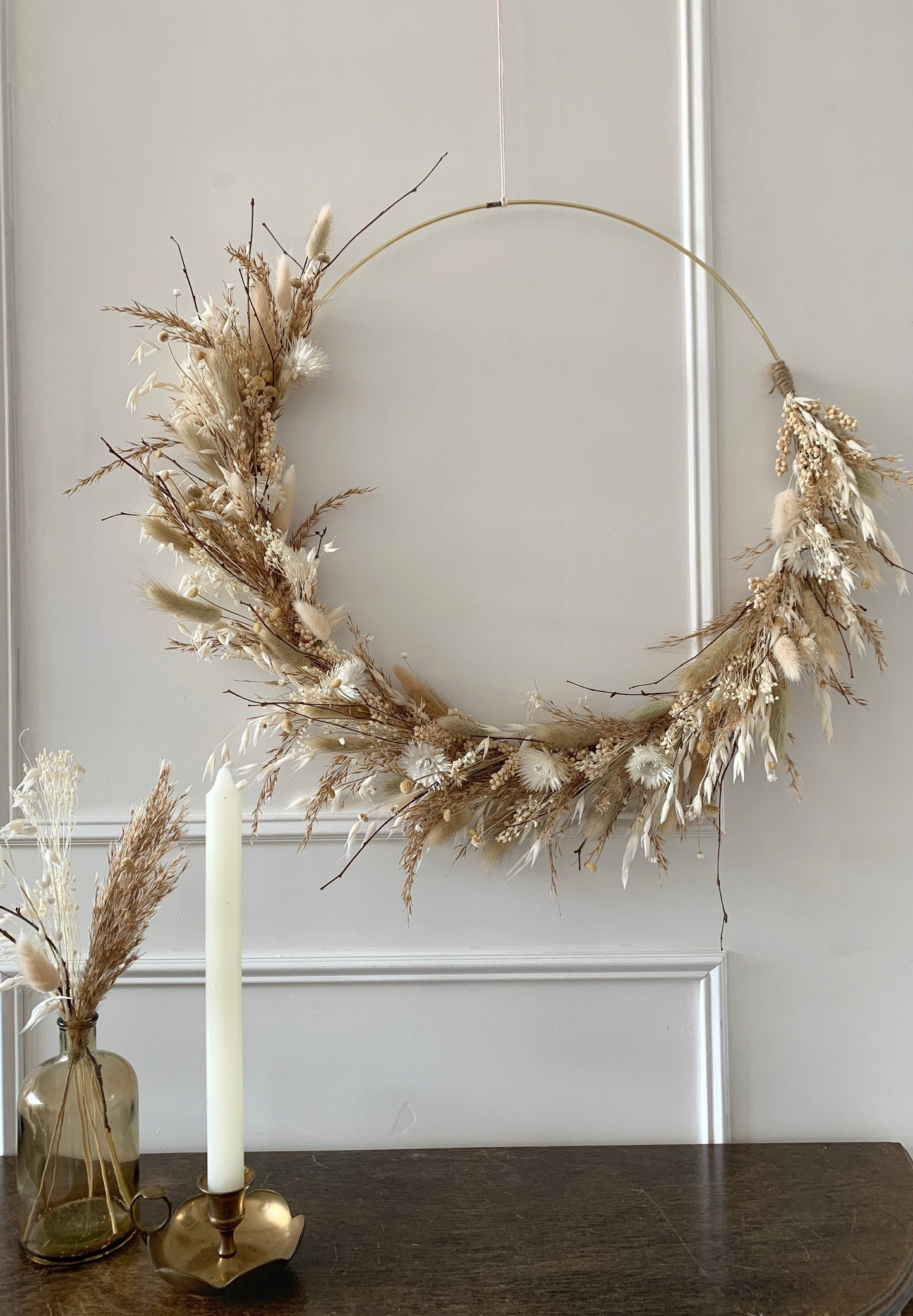 Dried flower Rustic wreath