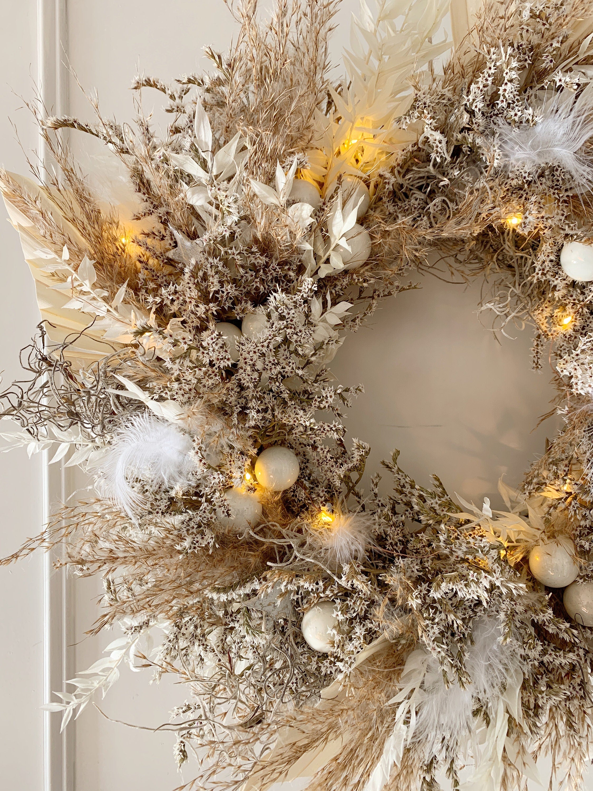 Dried Flower Xmas Wreath