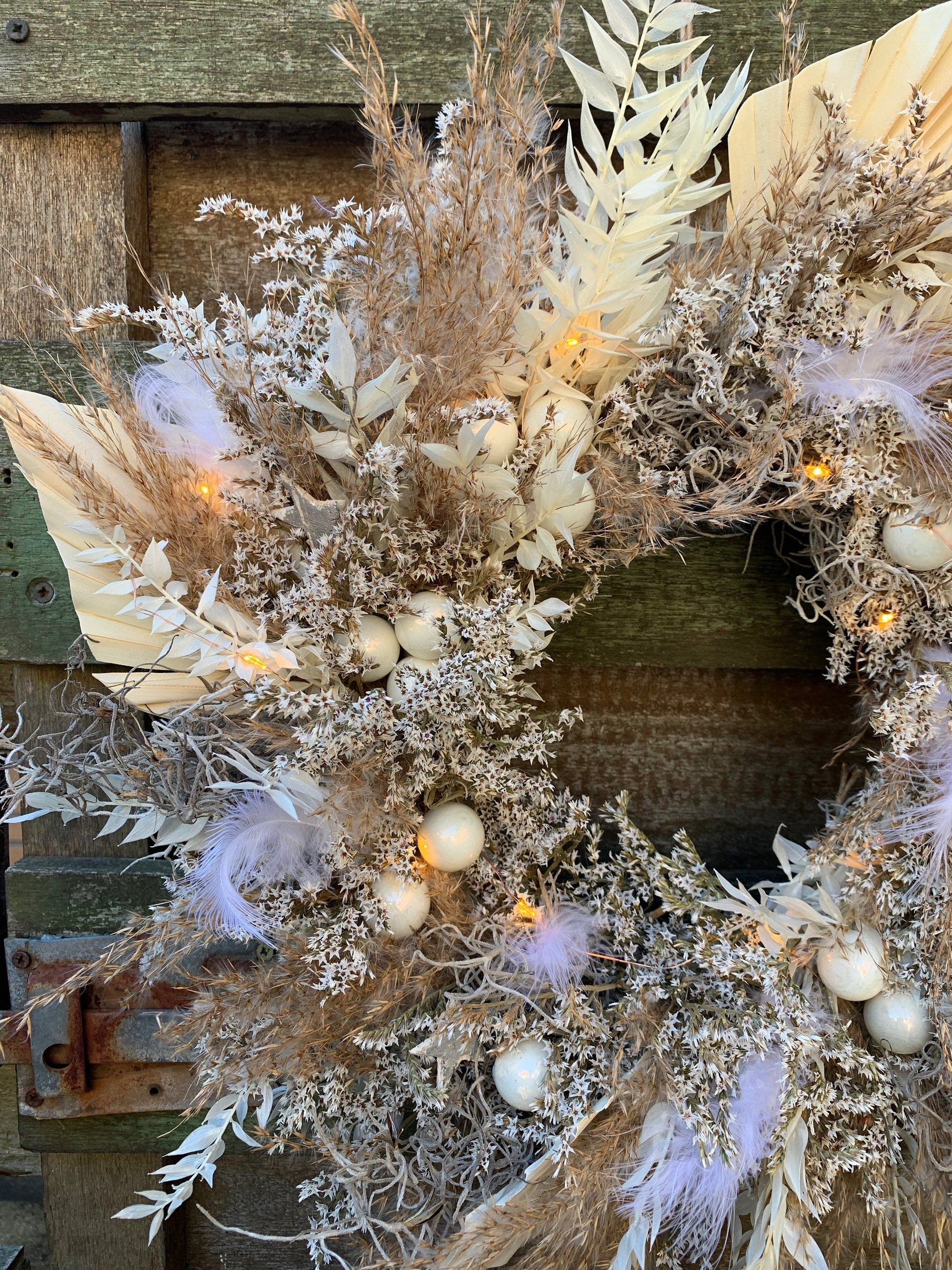 Christmas wreath, Winter wreath, Christmas decor, Rustic Christmas wreath, Farmhouse Christmas, Dried flowers wreath, Christmas wall decor
