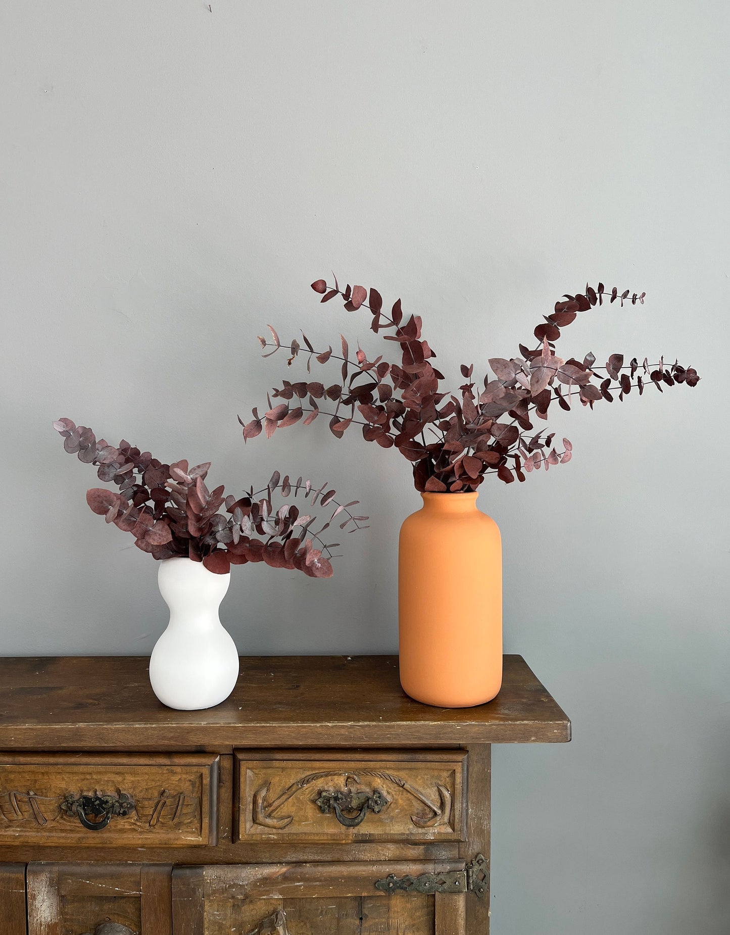 Eucalyptus in a vase, Vase arrangement, Dried flowers bouquet in a vase, Dried flowers bouquet, Boho decor, Table decor, Fall decor