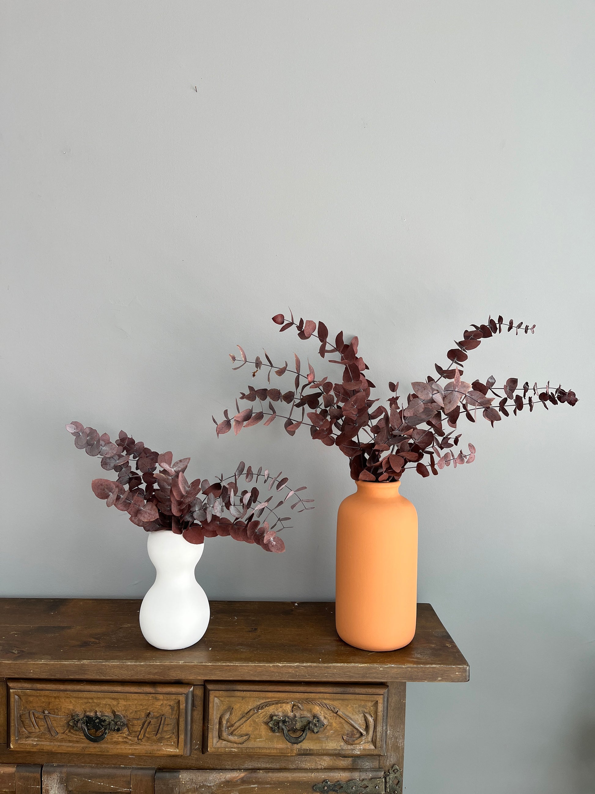 Eucalyptus in a vase, Vase arrangement, Dried flowers bouquet in a vase, Dried flowers bouquet, Boho decor, Table decor, Fall decor